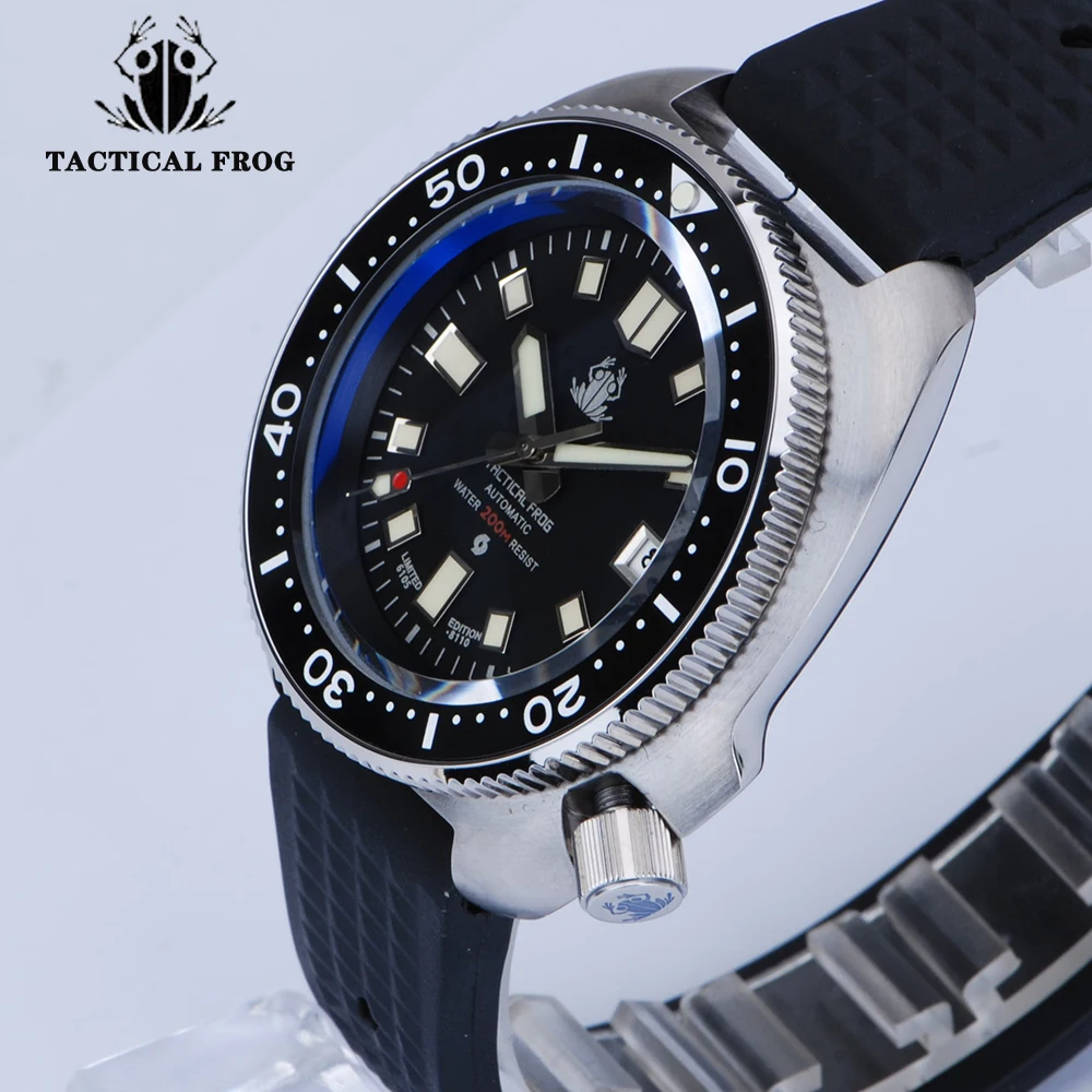 

Tactical Frog H5 Men's Abalone Diver Watch C3 super Luminous 200m Waterproof NH35 Sapphire crystal Automatic Mechanical Watch