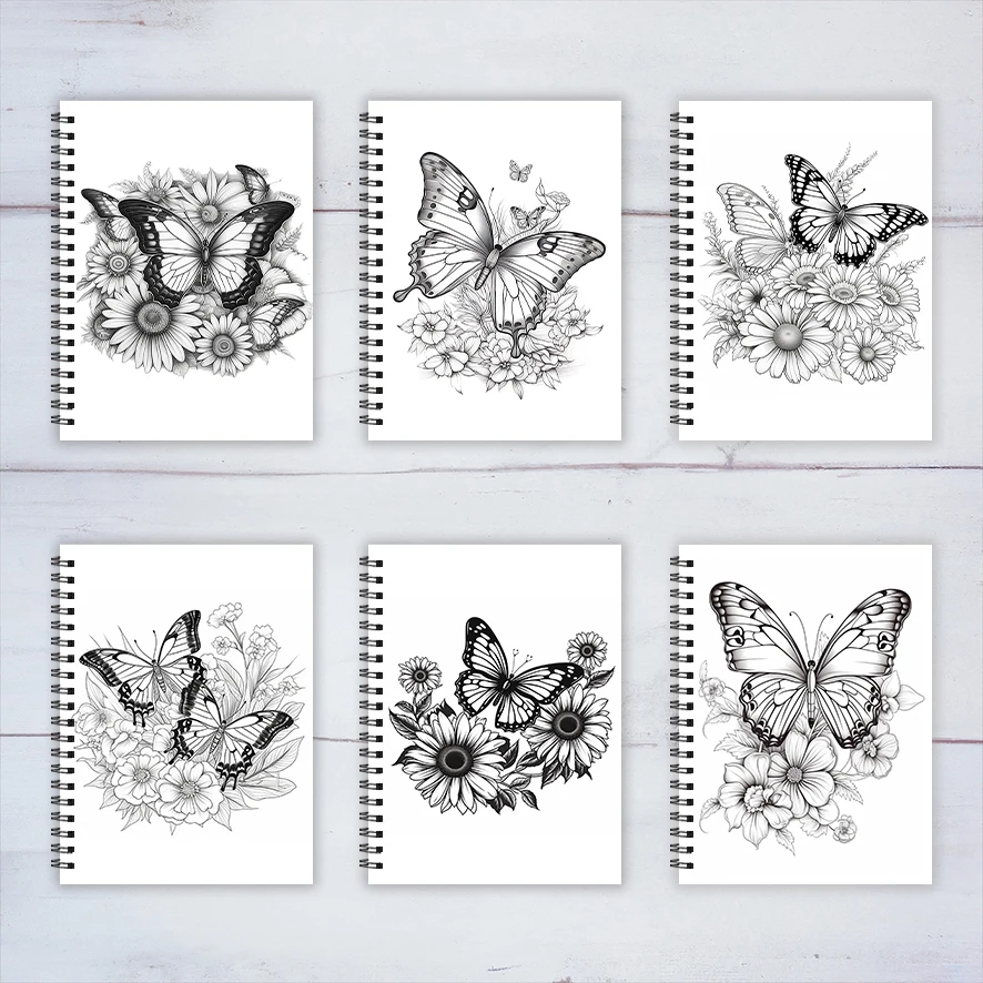 Jimsonweed Coloring Book for Adults - 8.3x 11.2 Inch 22 Page Coloring Book - Helps Reduce Stress and Ease Emotions