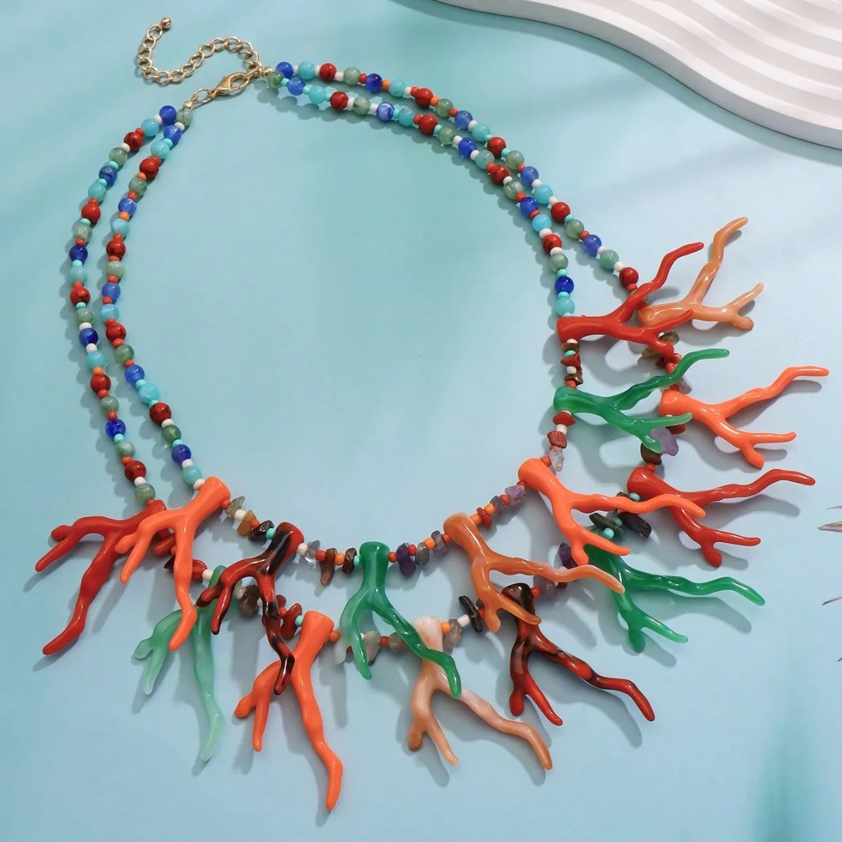 10pcs/bag deer antler coral branch shaped acrylic beads for DIY bracelets necklaces decorations handicraft materials