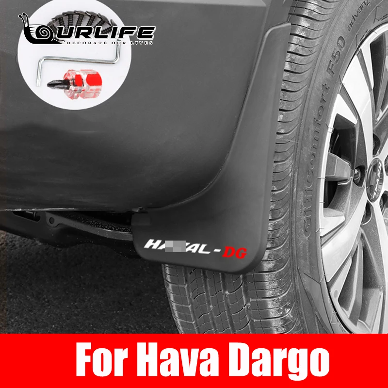 

Mudguards Mud Flap Flaps Splash Guards Fender Protector Cover for Great Wall Haval Dargo 2021 2022 2023 2024 Car Accessories