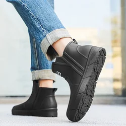 Outdoor Gum Summer Men's Rain Boots Pvc Waterproof Original Resistant Male Shoes Low-heel Without Lacing Wear-resistant Wellies