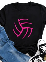 Women Volleyball Apparel Women's Crew Neck Casual Short Sleeve Premium T-shirt