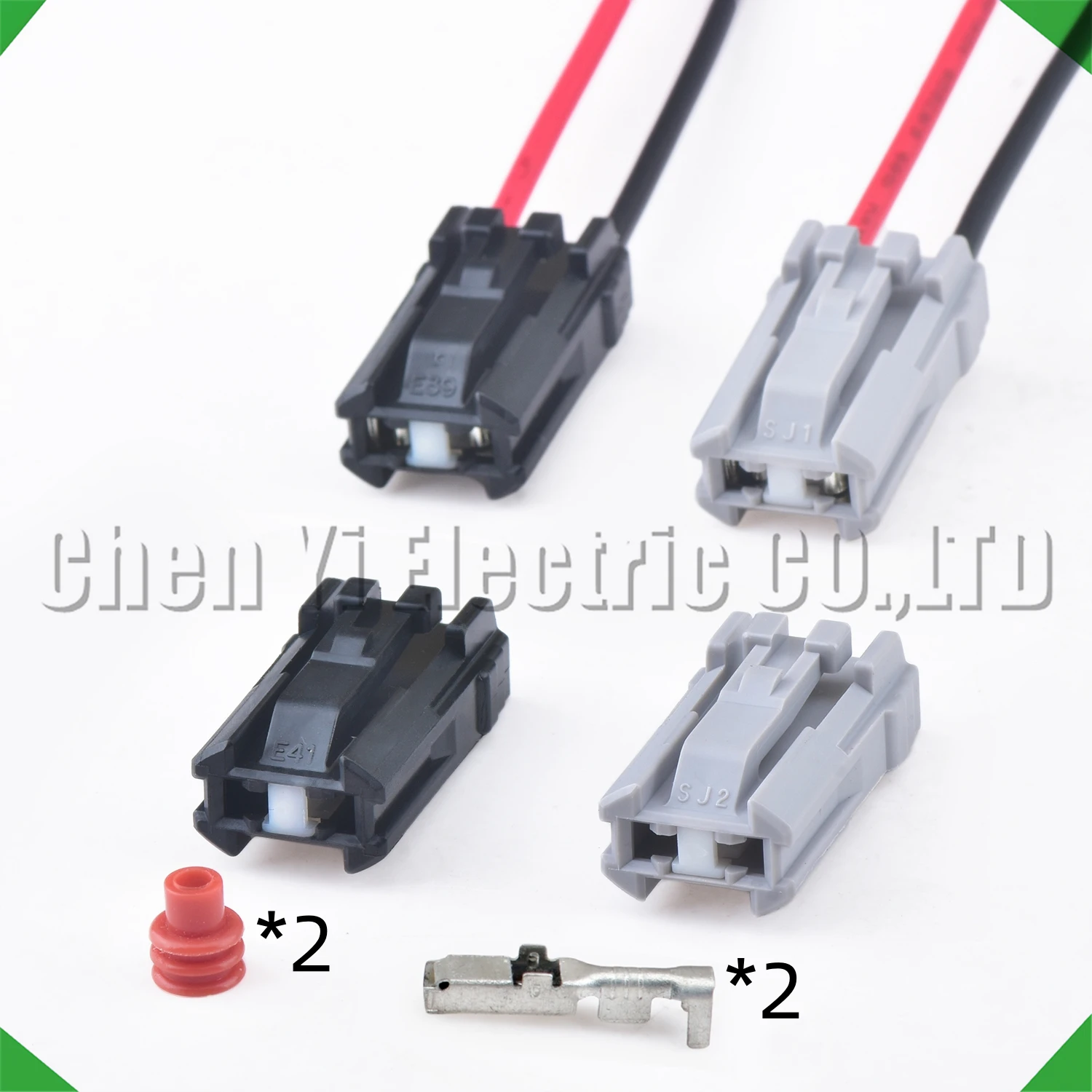 2 Pin Auto Connectors CD Player Antenna Conversion Car door lamp license plate high mounted brake Plug 90980-11148 For Toyota
