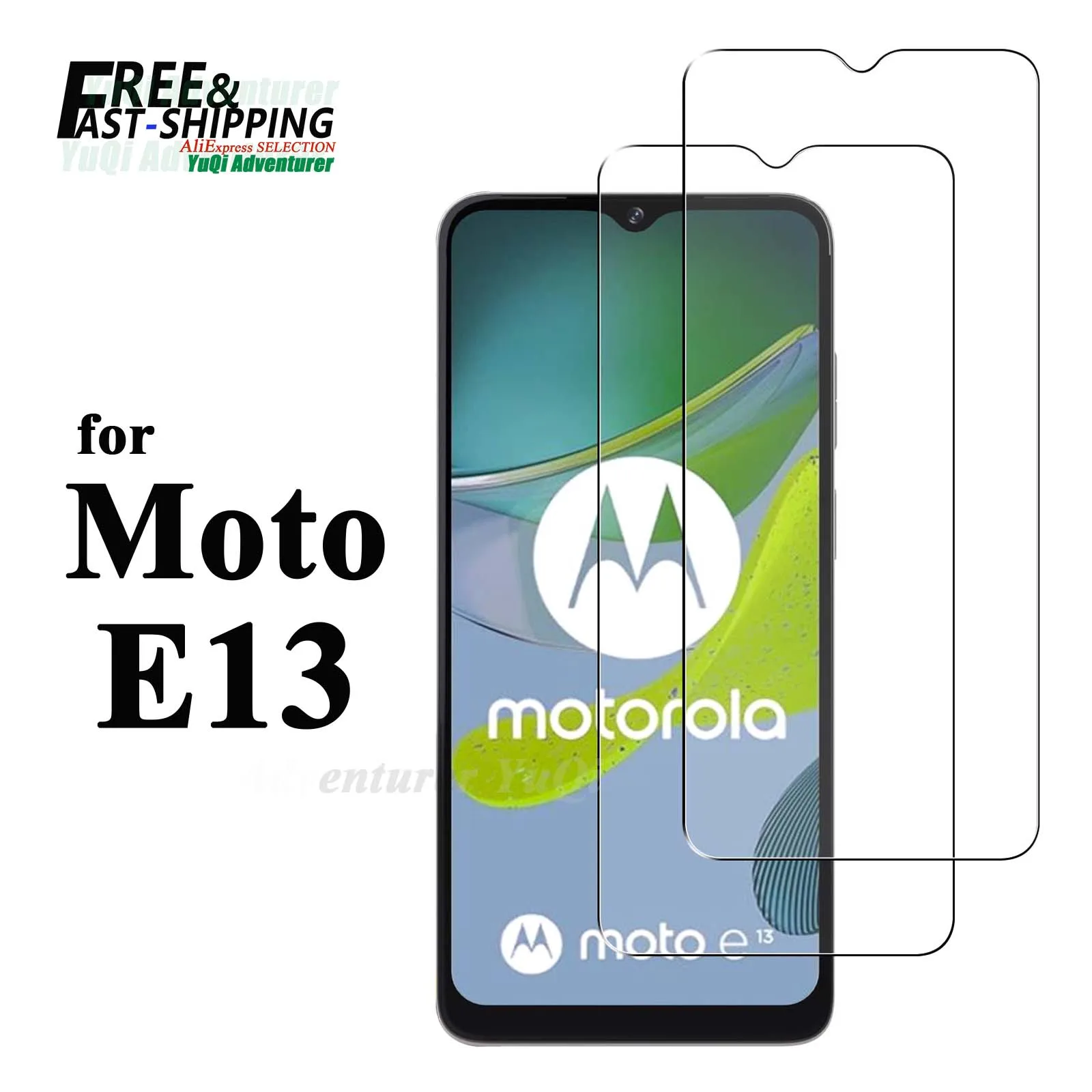 Screen Protector For Motorola Moto E13 Tempered Glass HD Crystal High Aluminum 9H Case Friendly