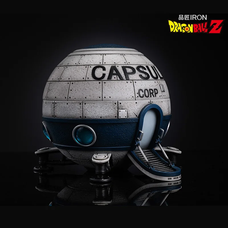Dragon Ball Capsule Corp ยานอวกาศ Frieza ยานอวกาศ Ashtray อะนิเมะ Action Figure รูปปั้นเครื่องประดับชุดโรงรถชุดของเล่นของขวัญ