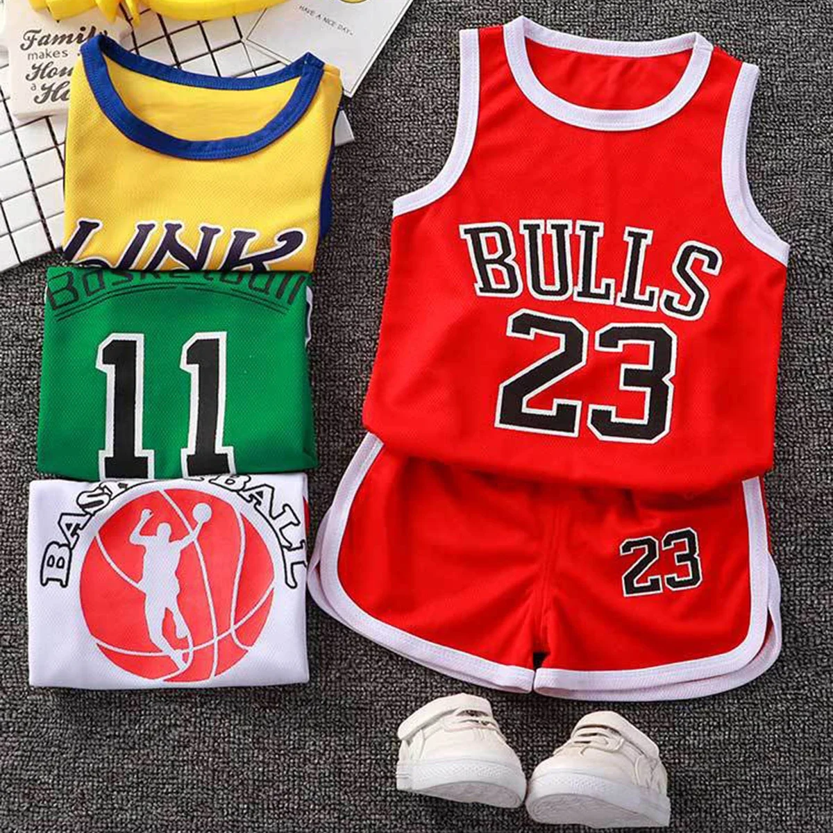 Kinder kleidung Sommer Kinder Sport Trikot Set, Kinder Kurzarm Set