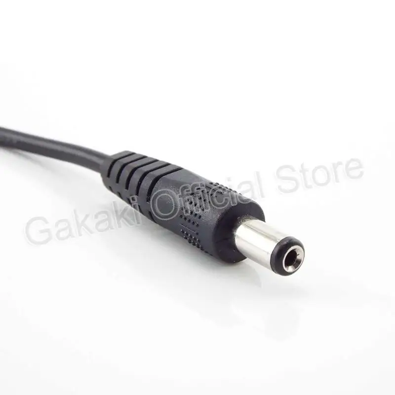 DC Power Cable Plug 5.5x2.1mm Male To Male CCTV Adapter Connector 22awg Wire 12V 3A Power Extension Cords 0.25m/0.5m/1m/2m