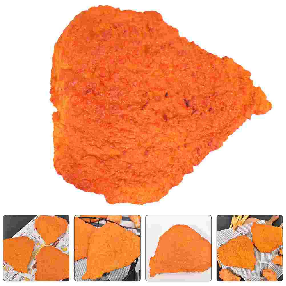 

Faux Chicken Chop Fake Fried Steak Model Home Decorations Lifelike Toys Pvc Cutlet Ornaments Food