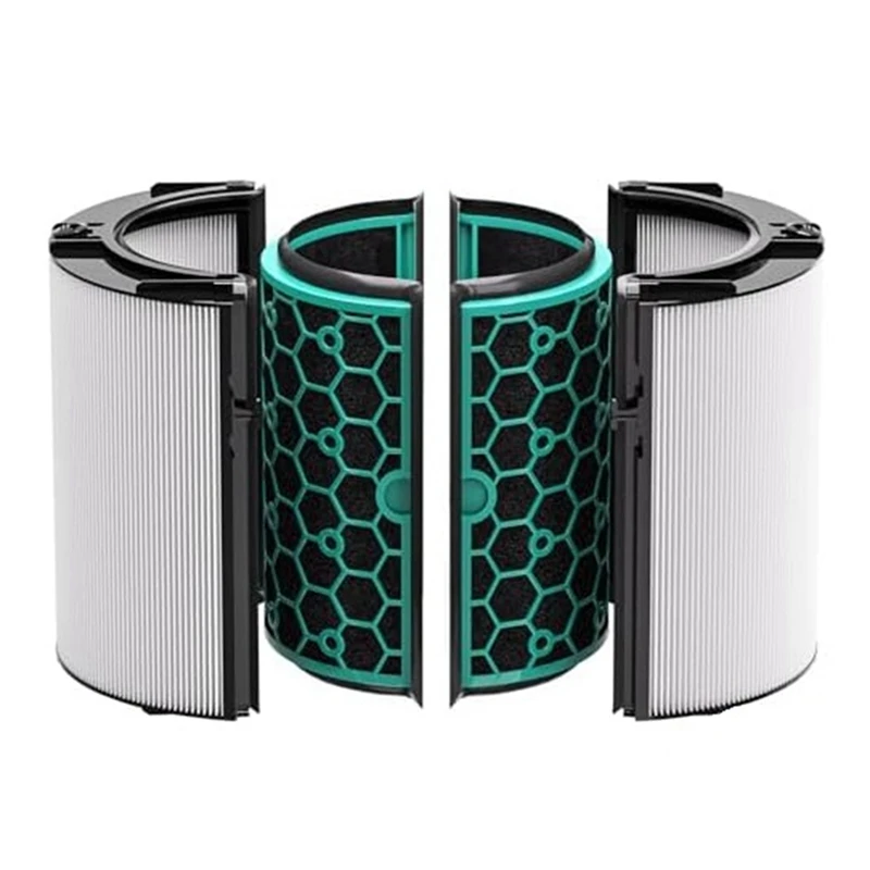 

A44F-TP04 True Hepa Filter Replacement For Dyson TP04 HP04 DP04 TP05 DP05 Air Purifier, HEPA Filter & Activated Carbon Filter