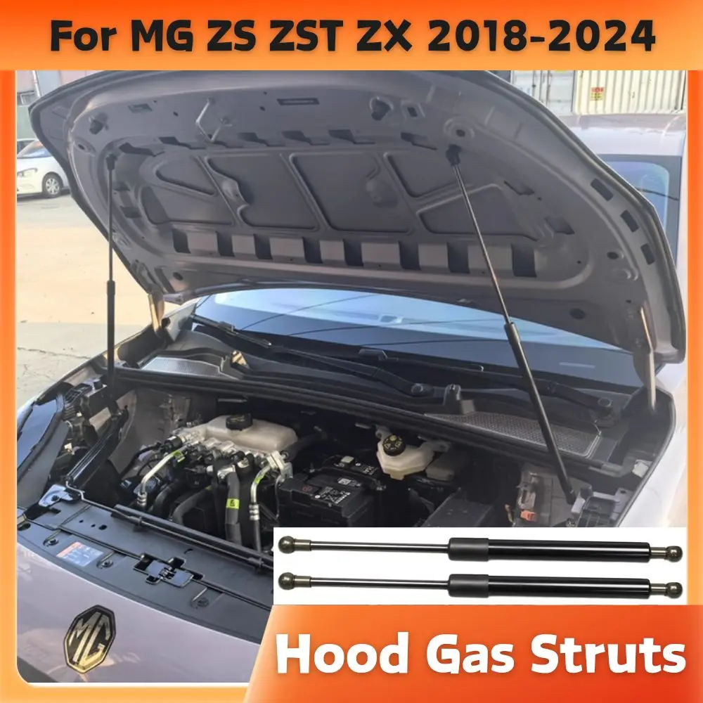 

Hood Struts for MG ZS ZST ZX 2018-2024 Front Bonnet Gas Springs Shock Absorbers Dampers Lift Supports 2PCS