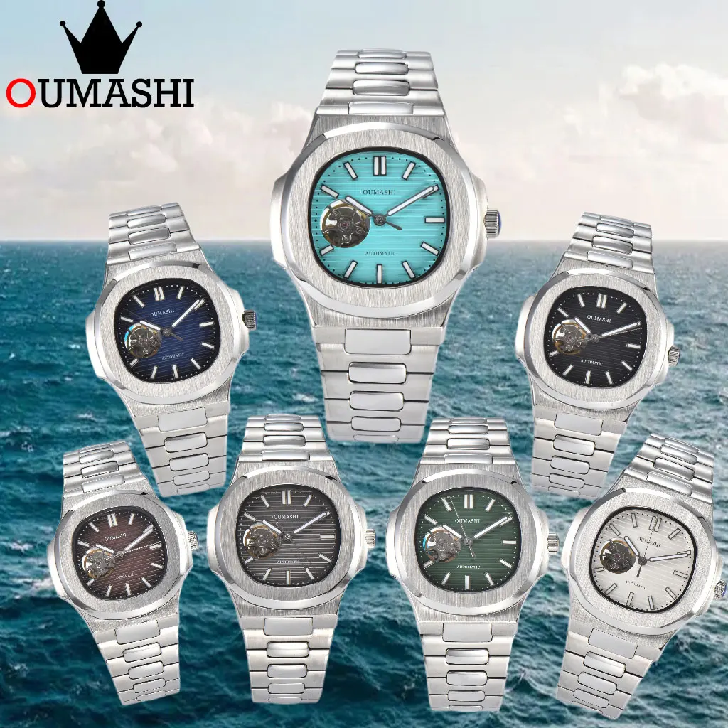 watches man OUMASHI Luxury Sapphire Crystal NH watch 38 Automatic Mechanical Watch Men\'s Watch 10Bar Swimming Date Men\'s Clock