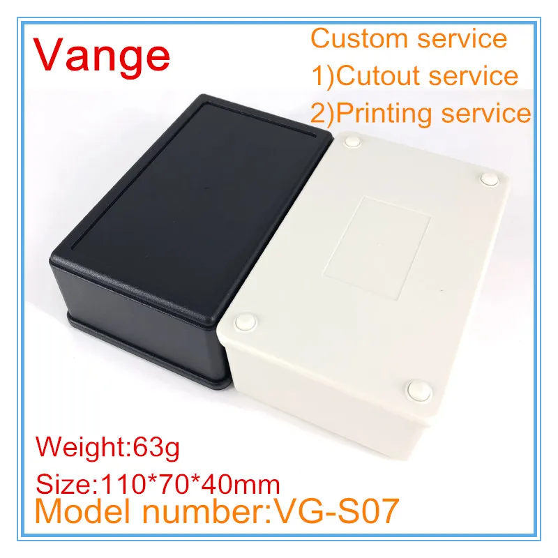 صندوق توزيع إلكترونيات جهاز Vange 110*70*40 مللي متر مبيت أدوات بلاستيك ABS