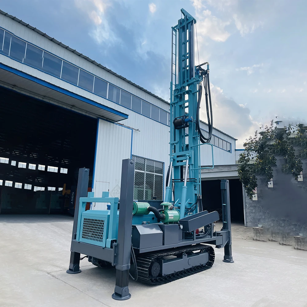 2025Vendita diretta in fabbrica Impianto di perforazione diamantato Macchina per impianto di perforazione portatile idraulico cingolato per pozzi d'acqua da 700 m