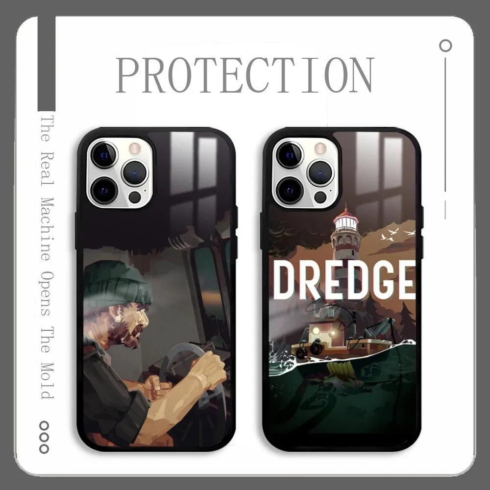 

D-Dredge Fishing Sea Sailing Game Phone Case For IPhone 16 15 14 13 12 11 Pro Xs Max Mini Plus Celulares Hard Funda