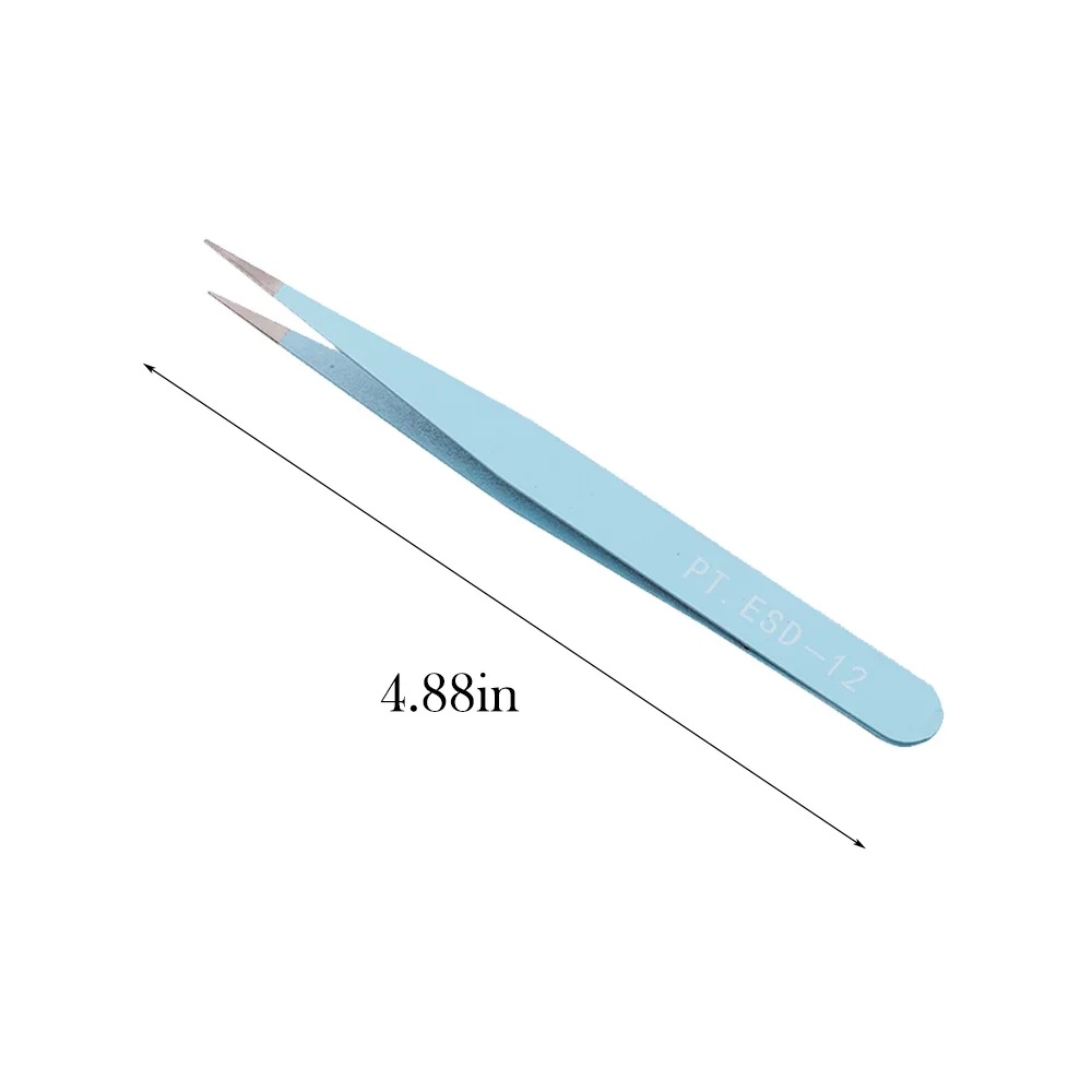 1Pc Edelstahl Wimpern Verlängerung Pinzette Gebogene Gerade Wimpern Pinzette Nicht-magnetische Wimpern Nagel Make-Up-Tools Großhandel