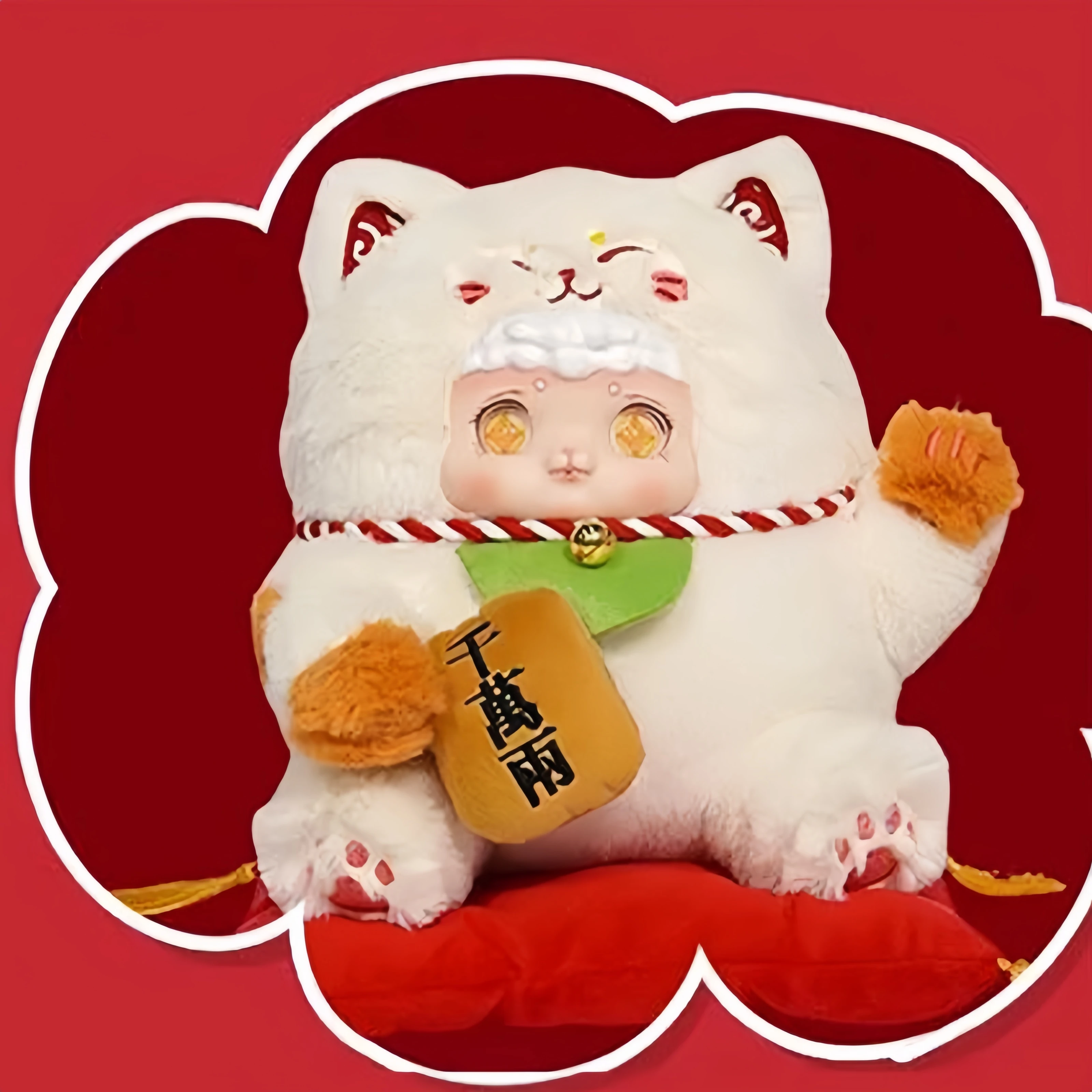 Ciao Ka Creation Lucky Cat อะนิเมะ Series กล่องตาบอดน่ารักของขวัญเครื่องประดับสะสมตุ๊กตาของเล่นของขวัญวันเกิด