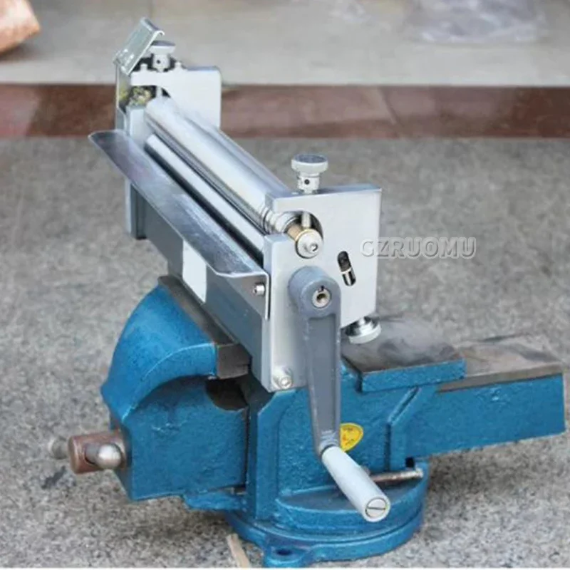 

Mini Manual Bending Machine Round Tube Roller Making Tool Desktop Metal Plate Bender Hand Crank Folding Plate Folding Machine