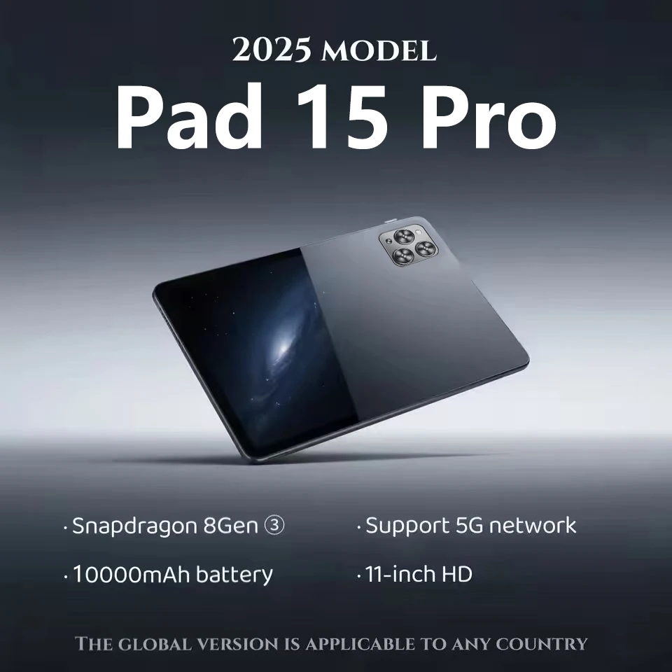 yZ[zŐVO[o Pad 15 Pro Snapdragon 8 Gen3 Android 15 ^ubg 11C` HD 22GB+2TB 10000mAh 5G fASIM Wi-Fi GPS ^ubgPC