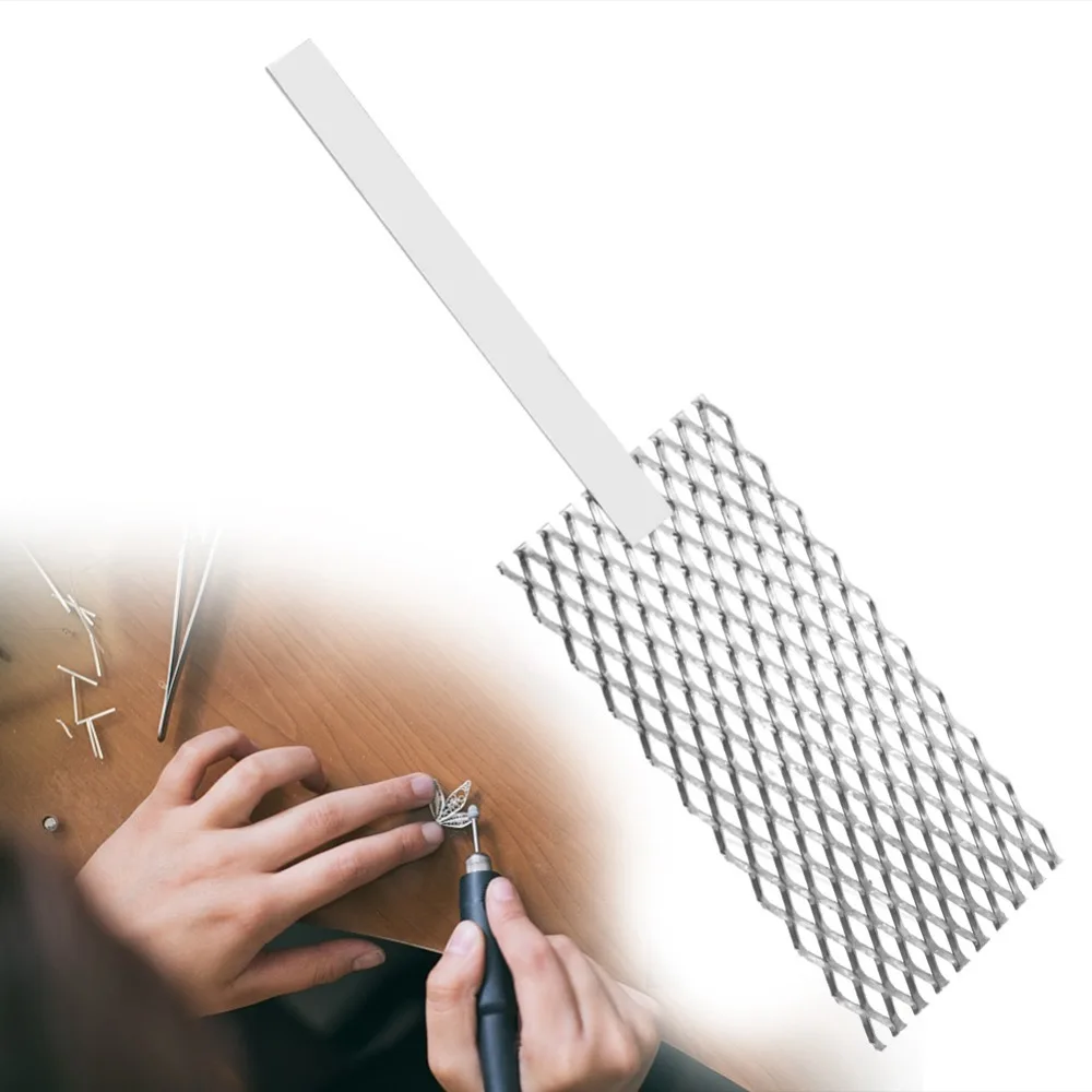 With Handle Platinized Anode 7.87 * 1.97inch Platinized Mesh Jewelry Plater Tool Rhodium Jewelry Plating Tool Jewelry Repair
