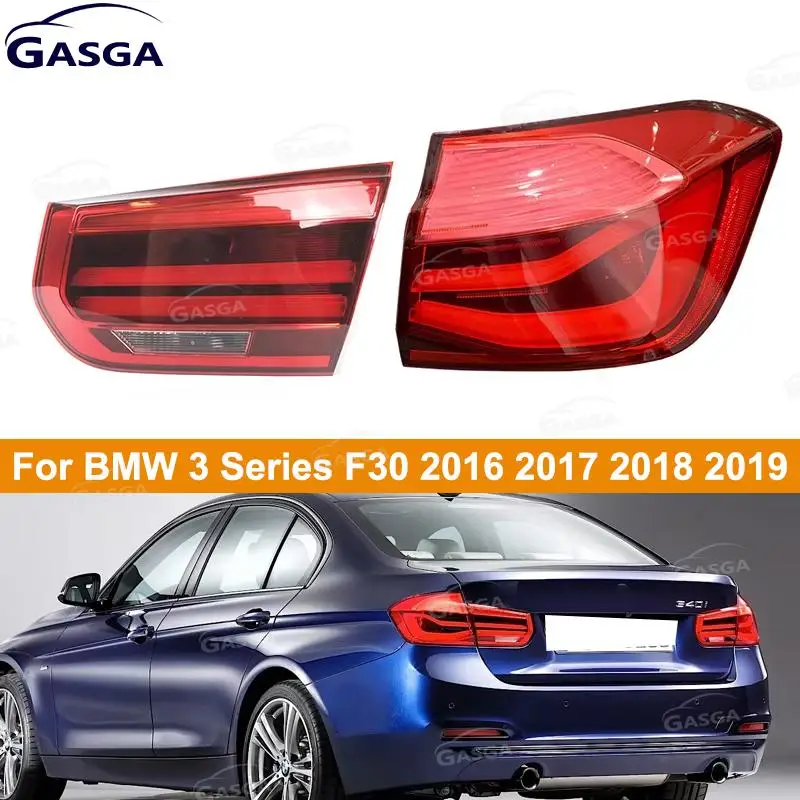 

Для BMW 3 серии F30 2016 2017 2018 2019 указатель поворота светодиодные задние фонари в сборе задний фонарь стоп-сигнал бампер противотуманные фары