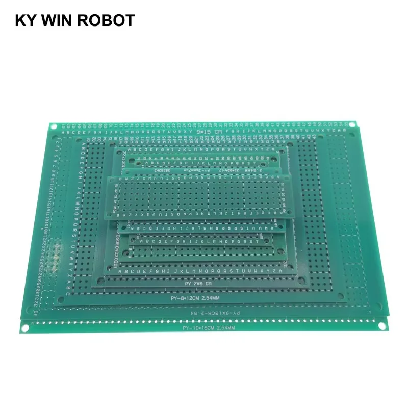 2x8 3x7 4x6 5x7 6x8 7x9 8x12 9x15 10x15 cm Single Side Prototype Diy Universal Printed Circuit PCB Board Protoboard For Arduino