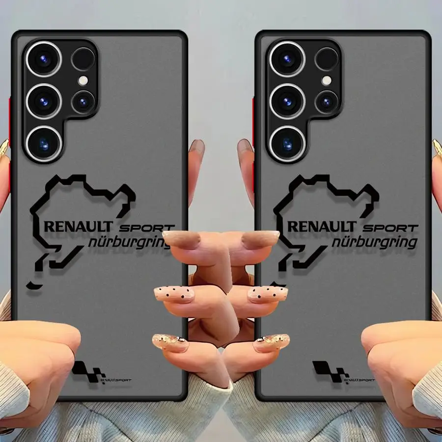 Мягкий чехол для телефона Samsung Galaxy S24 S8 S21 FE S9 S22 Plus Note 20 10 S25 S23 Ultra S20 Nurburgring Sport Racing Track