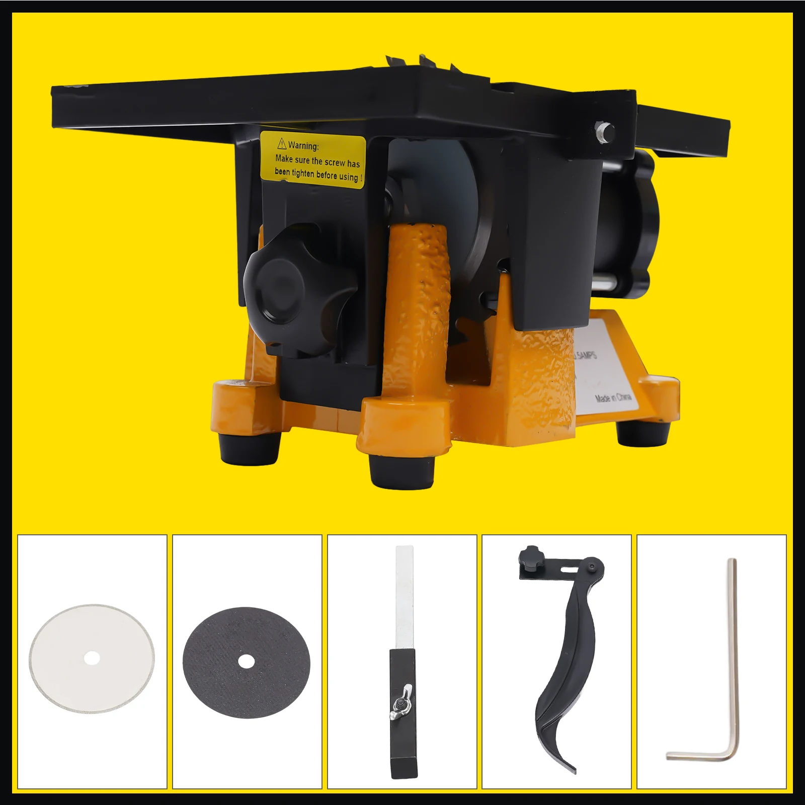 Mini Electric Table Saw Circular Saw for Woodworking Wood Stone Metal Glass Cutting Machine 4500RPM