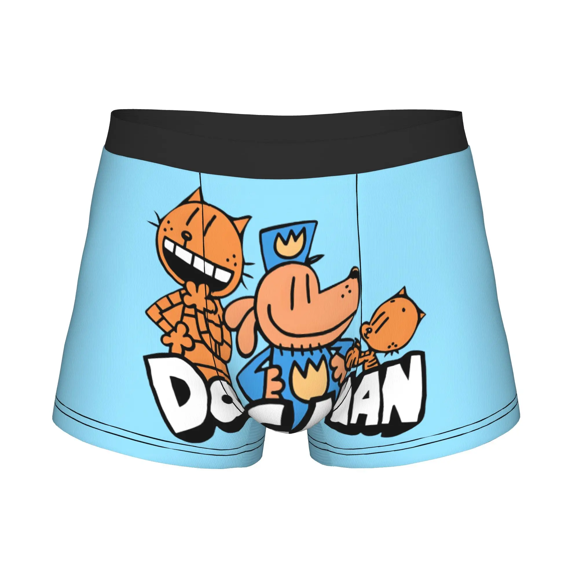 D-Dogman Friends Boxers Shorts Men Funny Cop Dog World Briefs Underwear Fashion Underpants