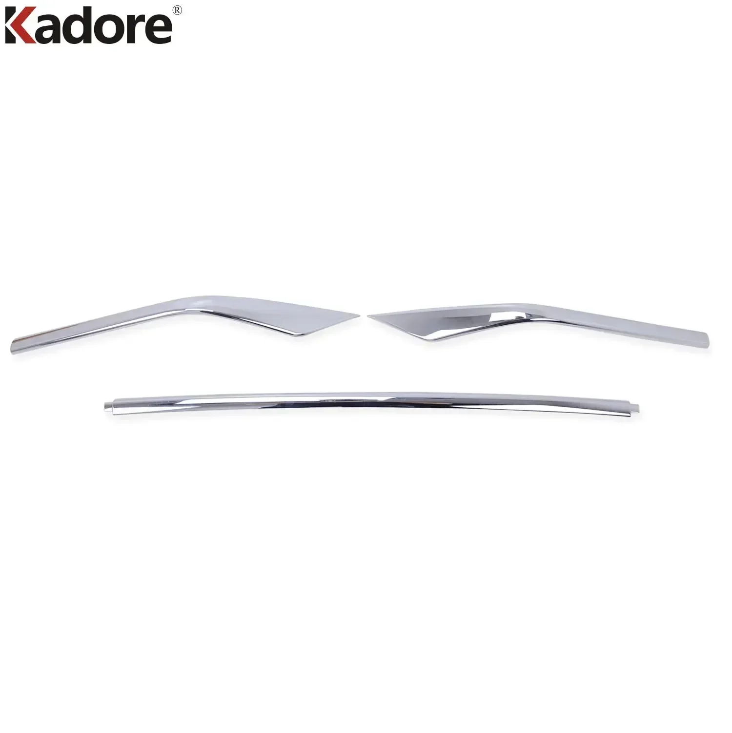 For Toyota Venza Harrier 2020-2023 2024 Chrome Car Rear Trunk Lid Bumper Trim Bottom Back Protector Sill Strip Exterior Styling