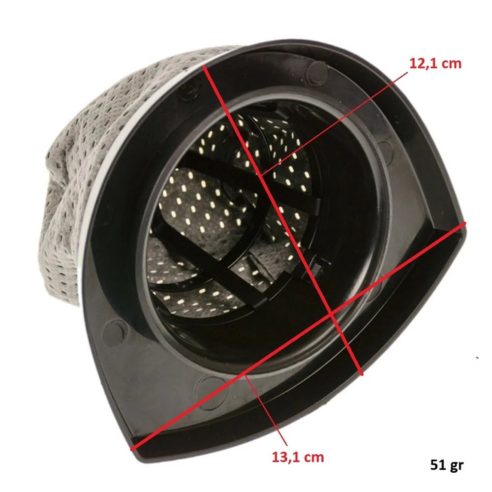 Compatible for Fakir Darky electric vacuum cleaner cage filter and hopper lock