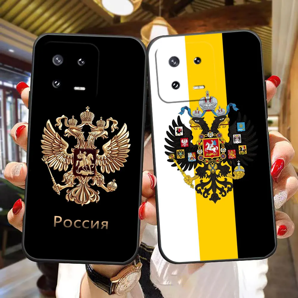 

Russia Flags Emblem Custom Photo Phone Case For Xiaomi 11 11T 12 12T 13 14 14T 15 POCO F5 F6 F7 X3 X5 M4 M5 M6 M7 Pro Case Funda