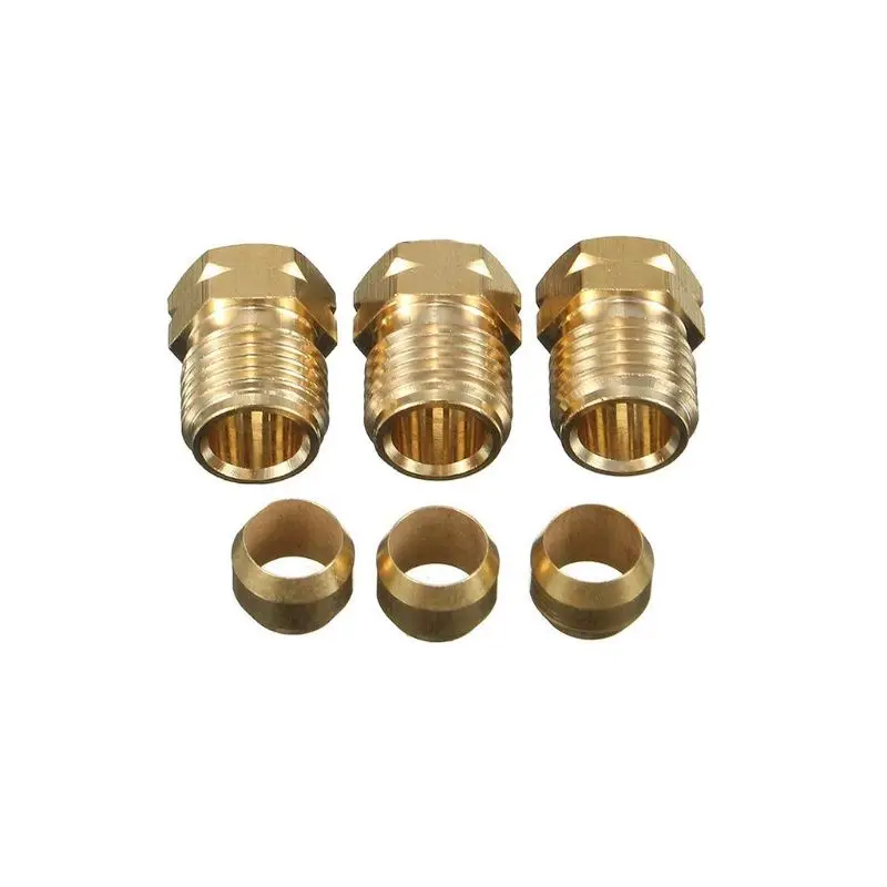 Car Brake Pipe Fittings 3Way for T Piece Brake Pipe Connector With 10mm Male