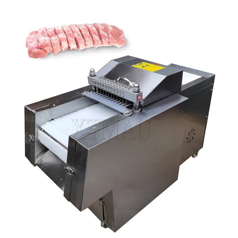 

Commerical Electric Fresh Meat Freezen Steak Chicken Pork Chop Cube Cutting Cutter Machine For Meat Processing