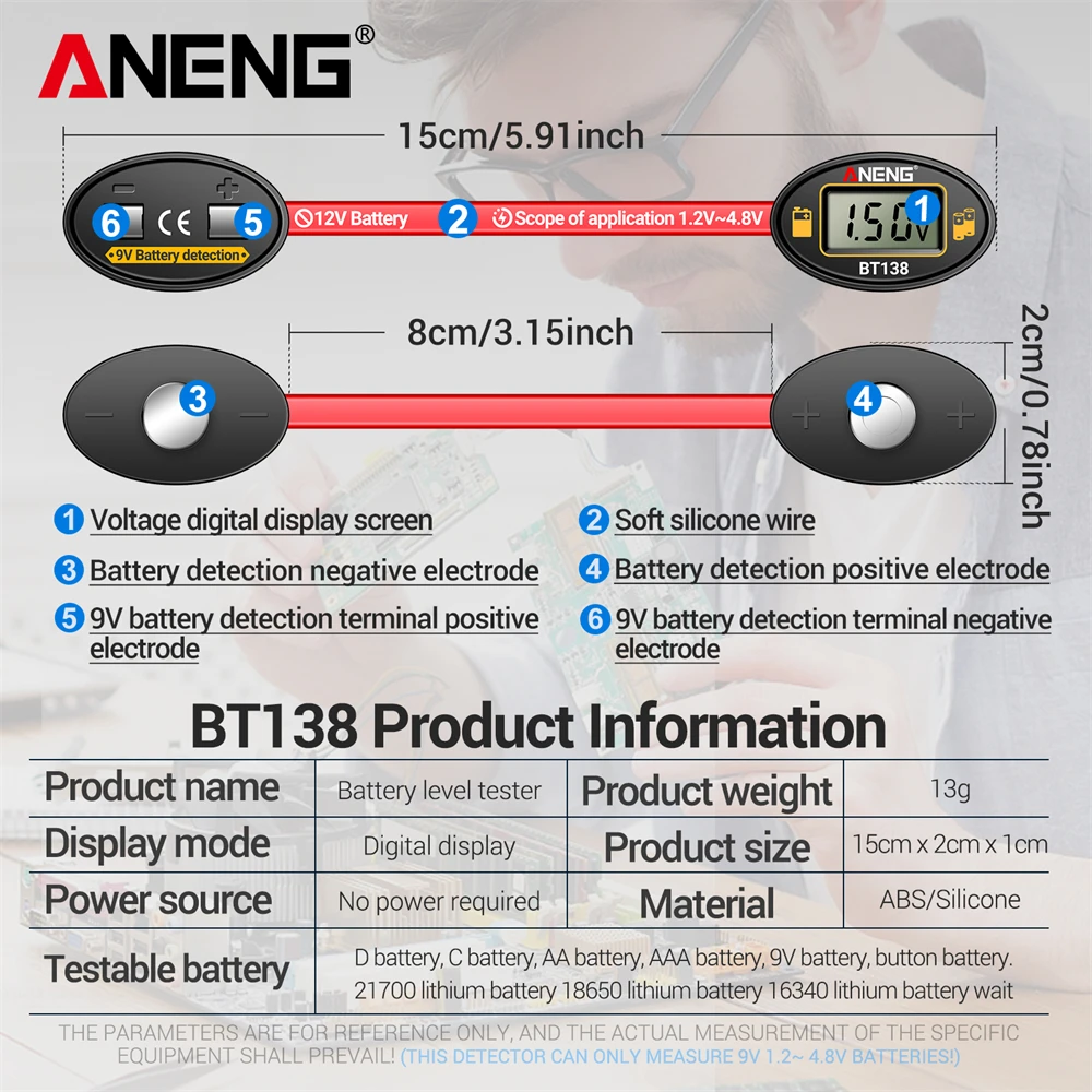 Portable BT138 Batt…