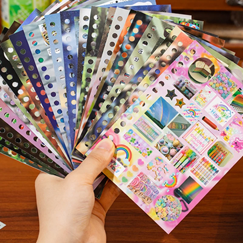 Mr.Paper kawaii الوقت قصة قطع فيلم لفائف ملصق كتاب DIY كتيب ملصقات الزخرفية لوازم ثابتة هدايا الأطفال #2