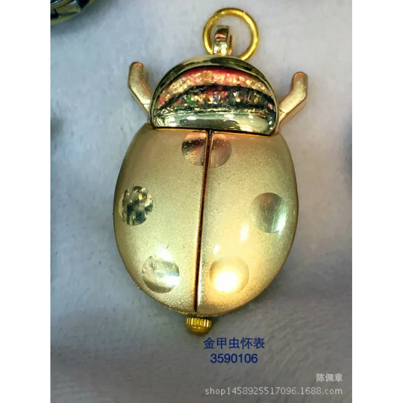 (คอลเลกชันที่ระลึก)นาฬิกาพกหลายสไตล์สีบรอนซ์วินเทจขนาดเล็ก