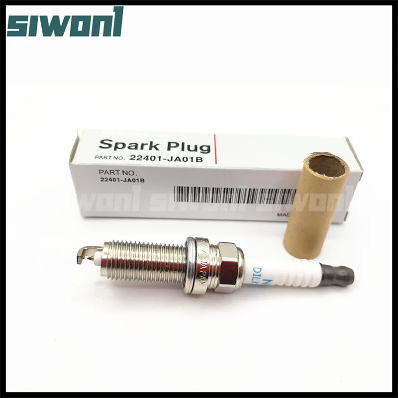 

6pcs/lot 22401-JA01B DILKAR6A11 Iridium Spark Plug For Nissan X-Trail Altima Rogue Sentra Teana Versa Micra 22401JA01B