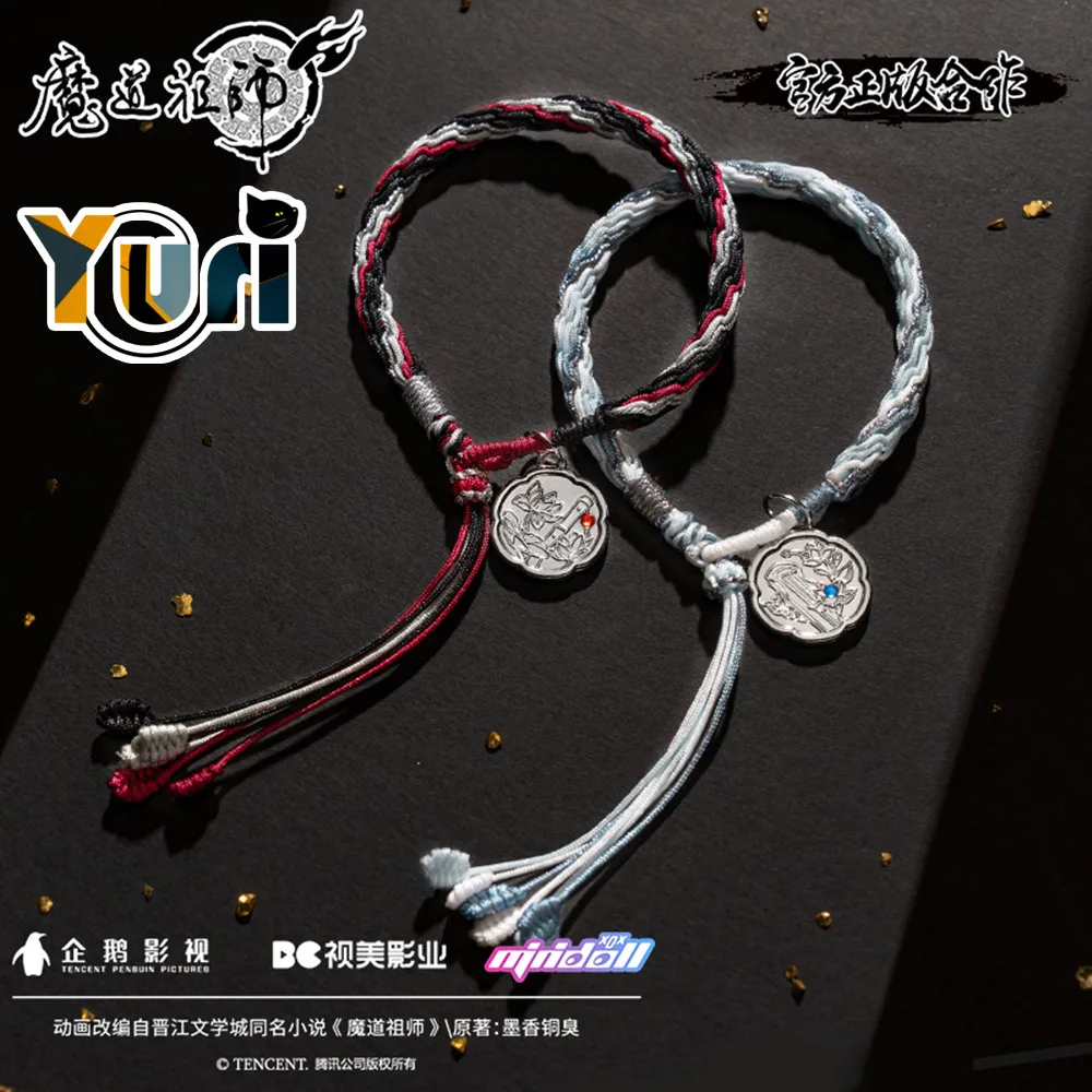 

Anime Mo Dao Zu Shi MDZS Wei Wuxian Lan Wangji BL Hand Rope Women Bracelet Accessories Cute Cosplay Props Gift The Untamed C