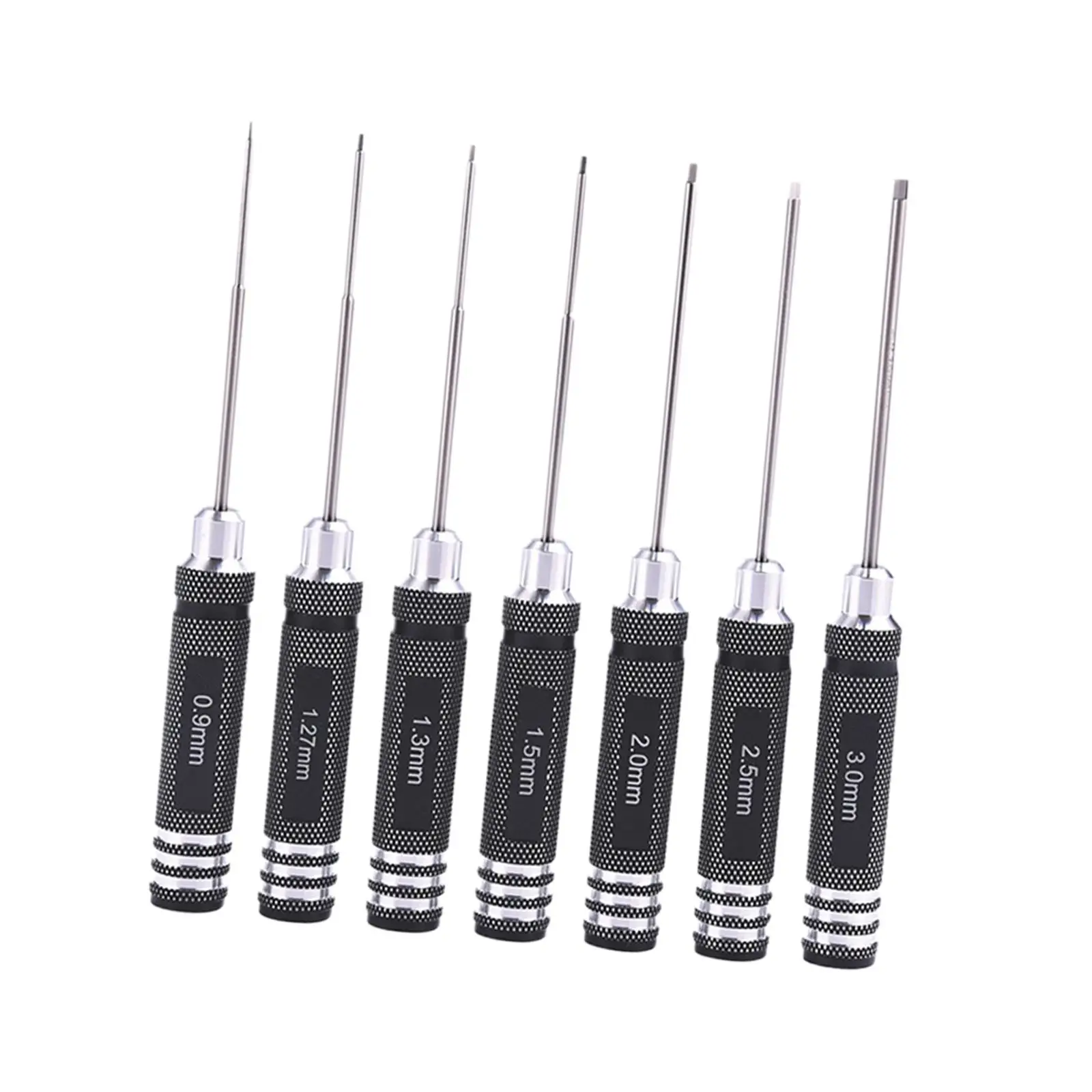 

7 Pieces RC Hex Screw Driver Set Key Driver Repair Tools Mini Hex Screwdriver Tool Set for RC Aircraft Helicopter Car Model