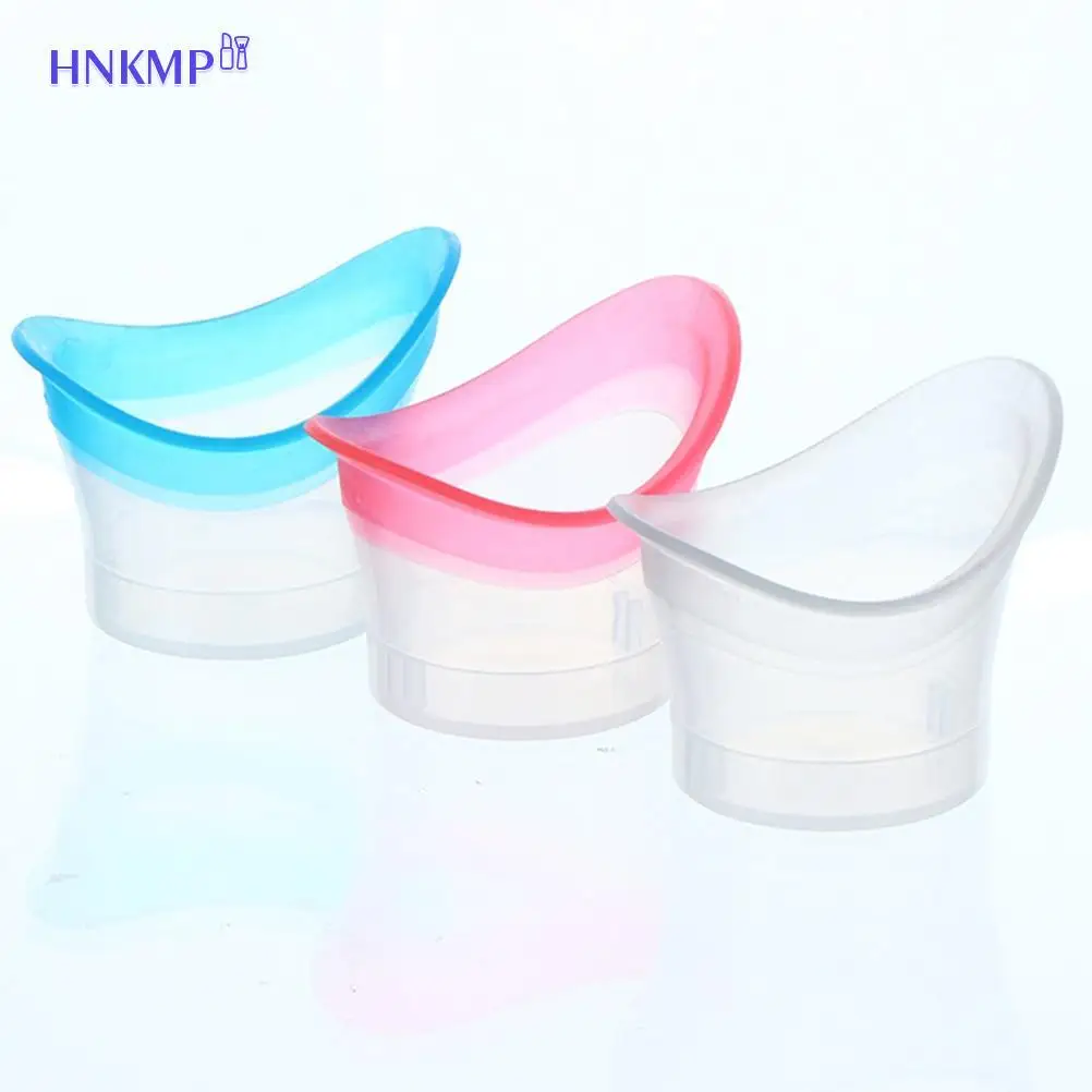 2 Stuks Eye Eye Cup Siliconen Resuable Zacht Oog Bad Cup Oog Wash Cup Voor Oudere Vrouwen Mannen Kinderen Precisie Fitting Eye