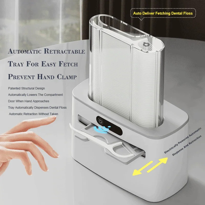 Intelligent Sensor Electric Toothpick Holder Automatic Toothpick Dispenser Tooth Stick Storage Box Kitchen Table Supplies