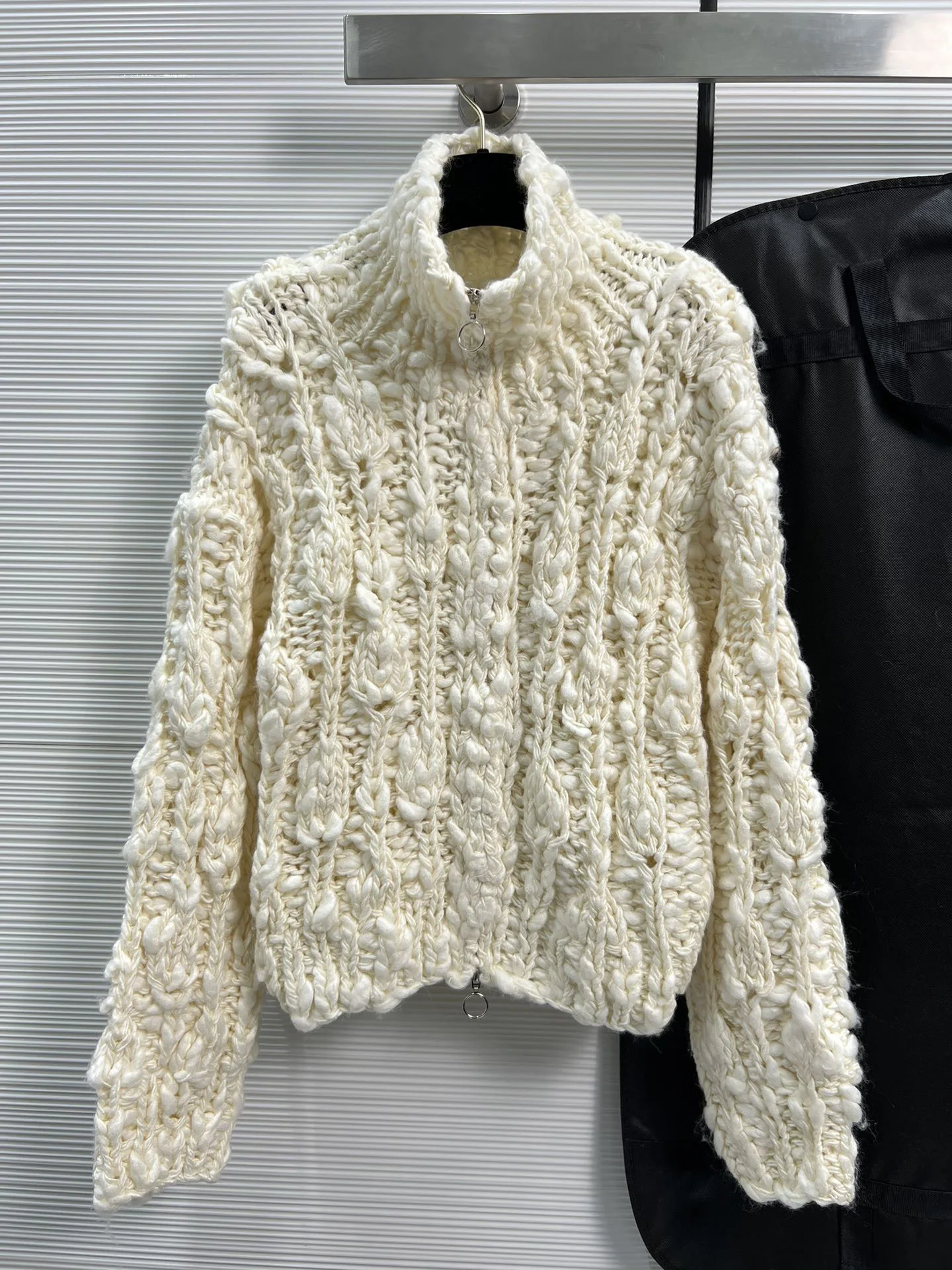 Women's Clothing thick thread needle hand-knitted knitted coat Autumn Winter New NO.9