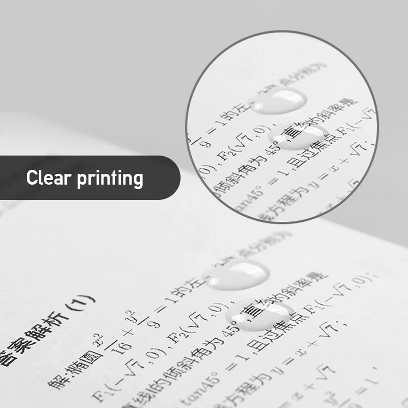3 Rolls Thermal Printer Paper Label Sticker Paper Photo Paper Printer For PeriPage A6 Portable Adhesive Labeling
