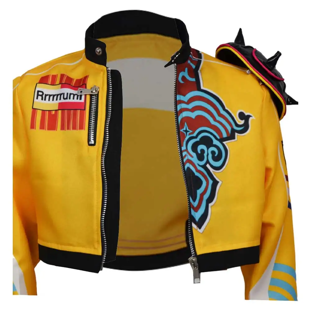 

Kpop Demon Hunter Kids Rumi Coat Cosplay Jacket Costume Children Child Disguise Roleplay Tops Halloween Party Carnival Suits