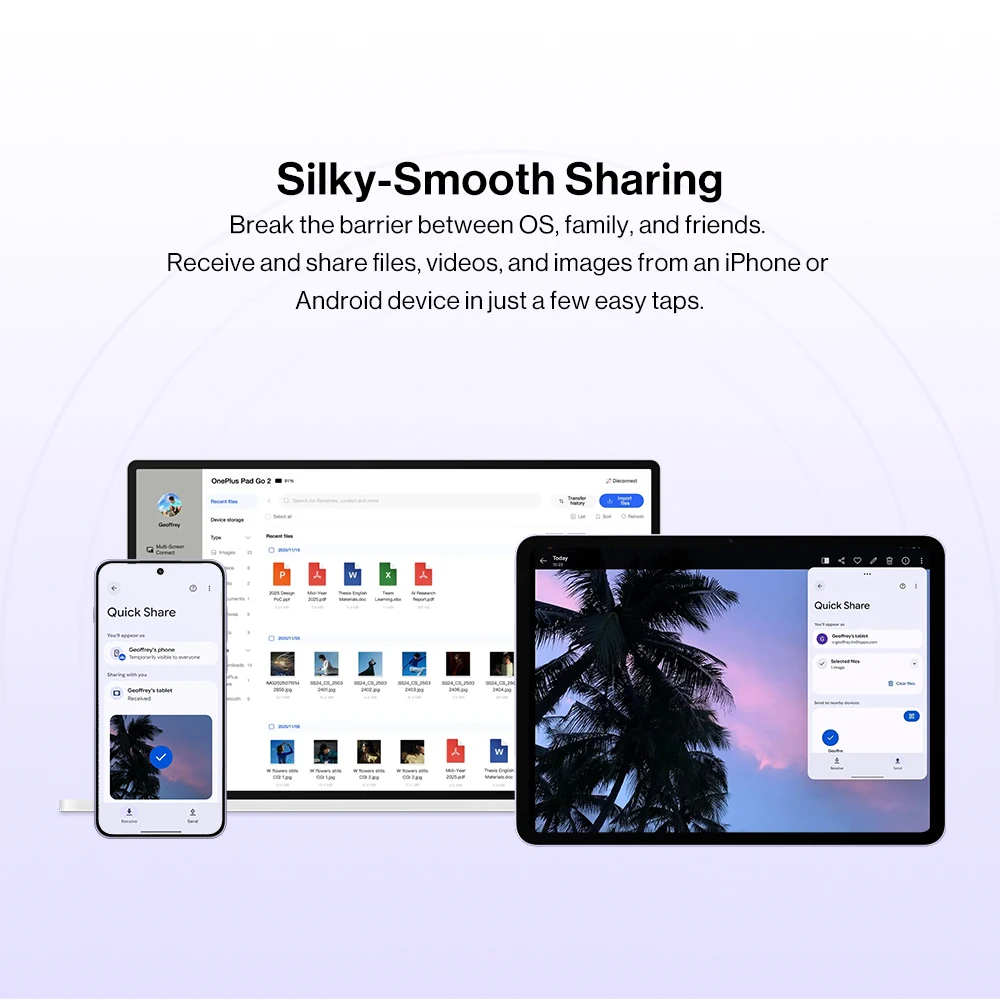 Versión global OnePlus Pad GO 2 8+128 GB WiFi, 8+256 5G, pantalla de 12,1 pulgadas y 2,8k, 10 050 mAh 33 W, OxygenOS 16, Wi-Fi 6, Bluetooth 5.4 6