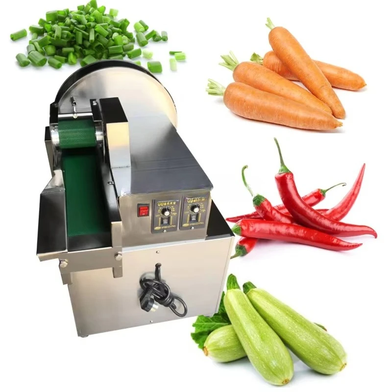 آلة قطع الخضار والفواكه الأوتوماتيكية المصنوعة من الفولاذ المقاوم للصدأ