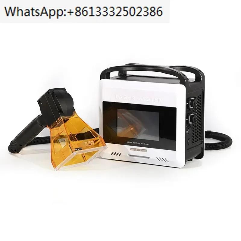 

Mini Handheld Laser Marking Machine Laser Marker Engraver Etching Engraving for Metal,Plastic,Rubber,Leather 20W 30W