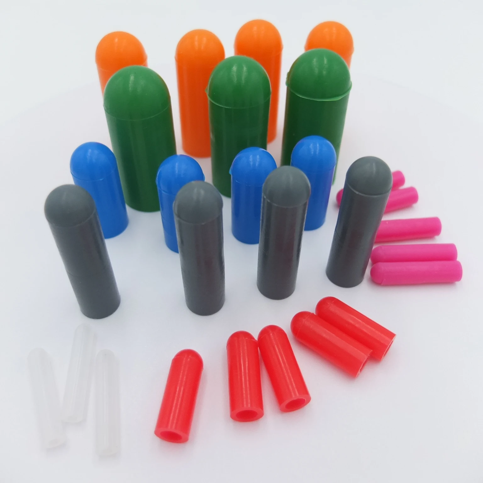 80Pcs ID 2.7mm~18.54mm High Temp Silicone Rubber Protective Caps Assortment Kit, Masking Kit for Powder Coating, Painting