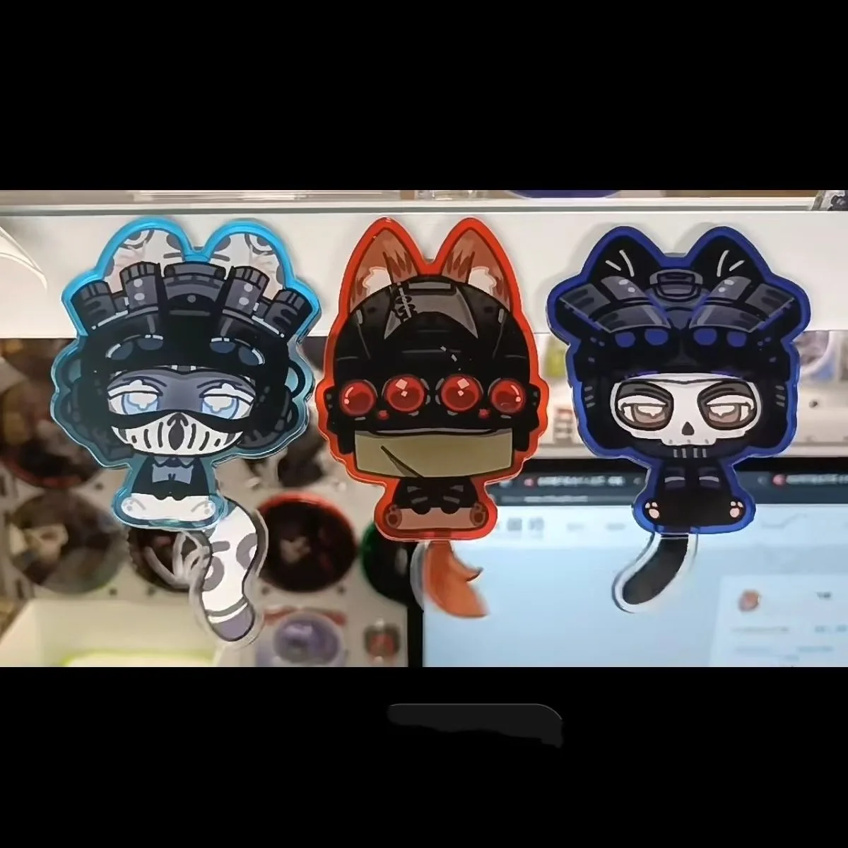 Call of Duty Keegang konig Ghost Wagging Tail акриловый брелок для рюкзака кулон подарок