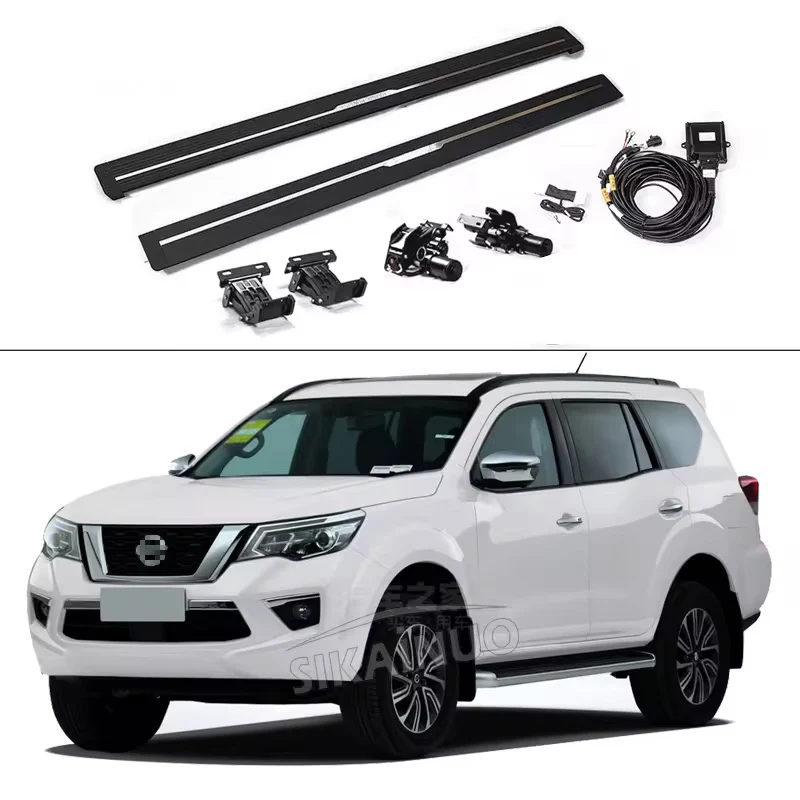 

Aluminium Alloy Footrest Electric Running Board Power Deployable Side Steps Auto Exterior Accessories for Nissan Terra